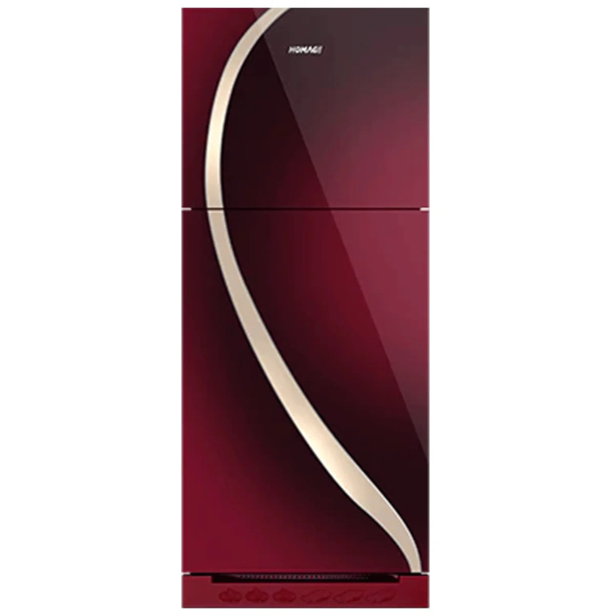 Homage Refrigerator 47332 GD – Glass Door Double Door Refrigerator - 9CFT