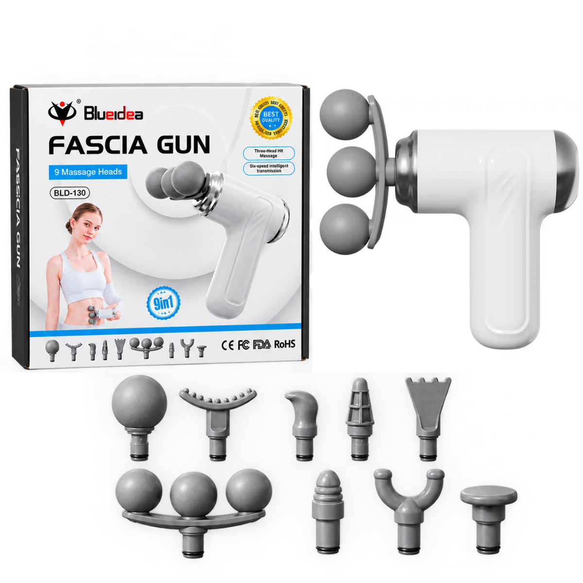 Fascia Light Age Massager Gun | Deep Tissue Massage Gun