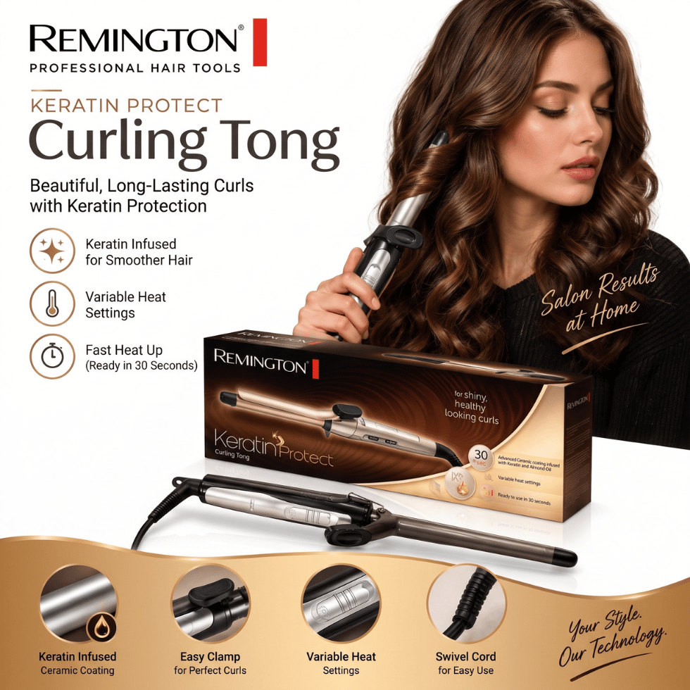 Remington S8540 Keratin Protect Hair Straightener IMSRA Electronics
